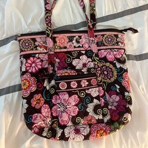 Vera Bradley Zippered Tote